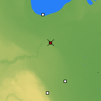 Nearby Forecast Locations - Portage la Prairie - Kaart