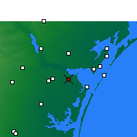 Nearby Forecast Locations - Corpus Christi - Kaart