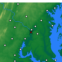 Nearby Forecast Locations - Arlington - Kaart