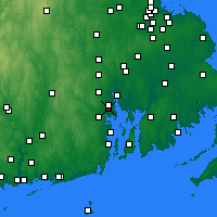 Nearby Forecast Locations - Providence - Kaart