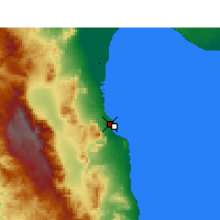 Nearby Forecast Locations - San Felipe - Kaart