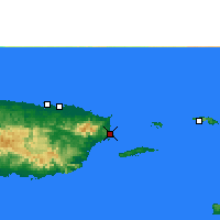 Nearby Forecast Locations - Ceiba - Kaart