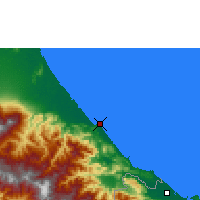 Nearby Forecast Locations - Puerto Limón - Kaart