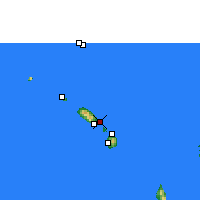 Nearby Forecast Locations - Saint Kitts - Kaart