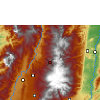 Nearby Forecast Locations - Manizales - Kaart