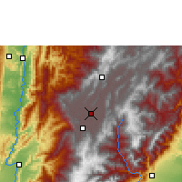 Nearby Forecast Locations - Bogota - Kaart