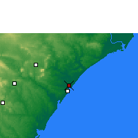 Nearby Forecast Locations - Aracaju - Kaart