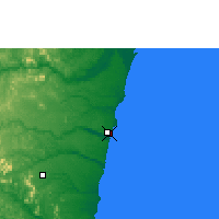 Nearby Forecast Locations - Porto Seguro - Kaart