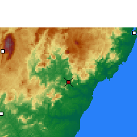 Nearby Forecast Locations - Cachoeiro de Itapemirim - Kaart