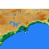 Nearby Forecast Locations - Santos - Kaart