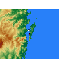 Nearby Forecast Locations - Florianópolis - Kaart