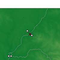 Nearby Forecast Locations - Uruguaiana - Kaart