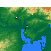 Nearby Forecast Locations - Porto Alegre - Kaart