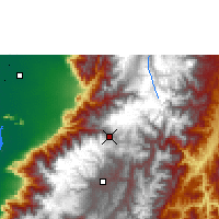 Nearby Forecast Locations - Cañar - Kaart