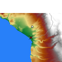 Nearby Forecast Locations - Arica - Kaart