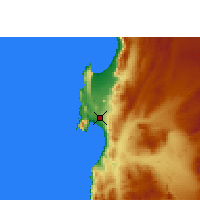 Nearby Forecast Locations - Antofagasta - Kaart