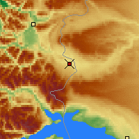 Nearby Forecast Locations - Balmaceda - Kaart