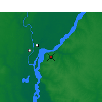 Nearby Forecast Locations - Paraná - Kaart