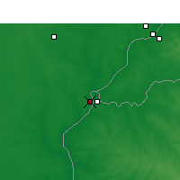 Nearby Forecast Locations - Monte Caseros - Kaart