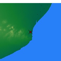 Nearby Forecast Locations - Mar del Plata - Kaart