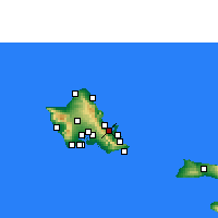Nearby Forecast Locations - Kaneohe - Kaart