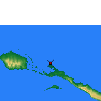Nearby Forecast Locations - Kavieng - Kaart
