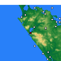 Nearby Forecast Locations - Opononi - Kaart