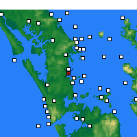 Nearby Forecast Locations - Orewa - Kaart