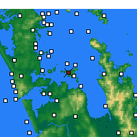 Nearby Forecast Locations - Waiheke-eiland - Kaart