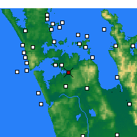 Nearby Forecast Locations - Papakura - Kaart