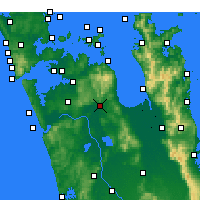 Nearby Forecast Locations - Pōkeno - Kaart