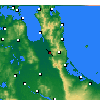 Nearby Forecast Locations - Paeroa - Kaart