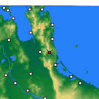 Nearby Forecast Locations - Waihi - Kaart