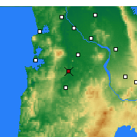 Nearby Forecast Locations - Ōtorohanga - Kaart