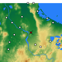 Nearby Forecast Locations - Tīrau - Kaart
