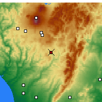 Nearby Forecast Locations - Taihape - Kaart