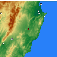 Nearby Forecast Locations - Waipukurau - Kaart