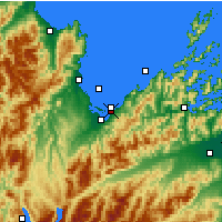 Nearby Forecast Locations - Nationaal park Abel Tasman - Kaart
