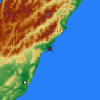 Nearby Forecast Locations - Kaikoura - Kaart
