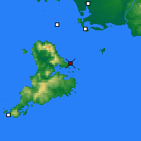 Nearby Forecast Locations - Halfmoon Bay - Kaart