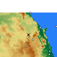 Nearby Forecast Locations - Mareeba - Kaart