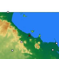 Nearby Forecast Locations - Townsville - Kaart