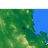 Nearby Forecast Locations - Rockhampton - Kaart