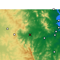 Nearby Forecast Locations - Gatton - Kaart