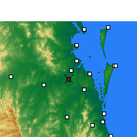 Nearby Forecast Locations - Archerfield - Kaart