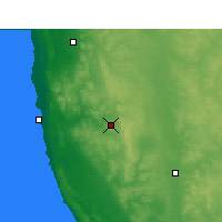 Nearby Forecast Locations - Badgingarra - Kaart