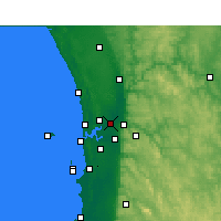 Nearby Forecast Locations - Perth - Kaart