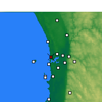 Nearby Forecast Locations - Swanbourne - Kaart