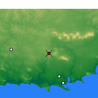 Nearby Forecast Locations - Mount Barker - Kaart