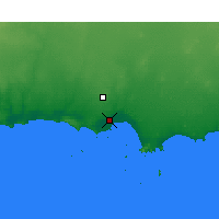 Nearby Forecast Locations - Esperance - Kaart